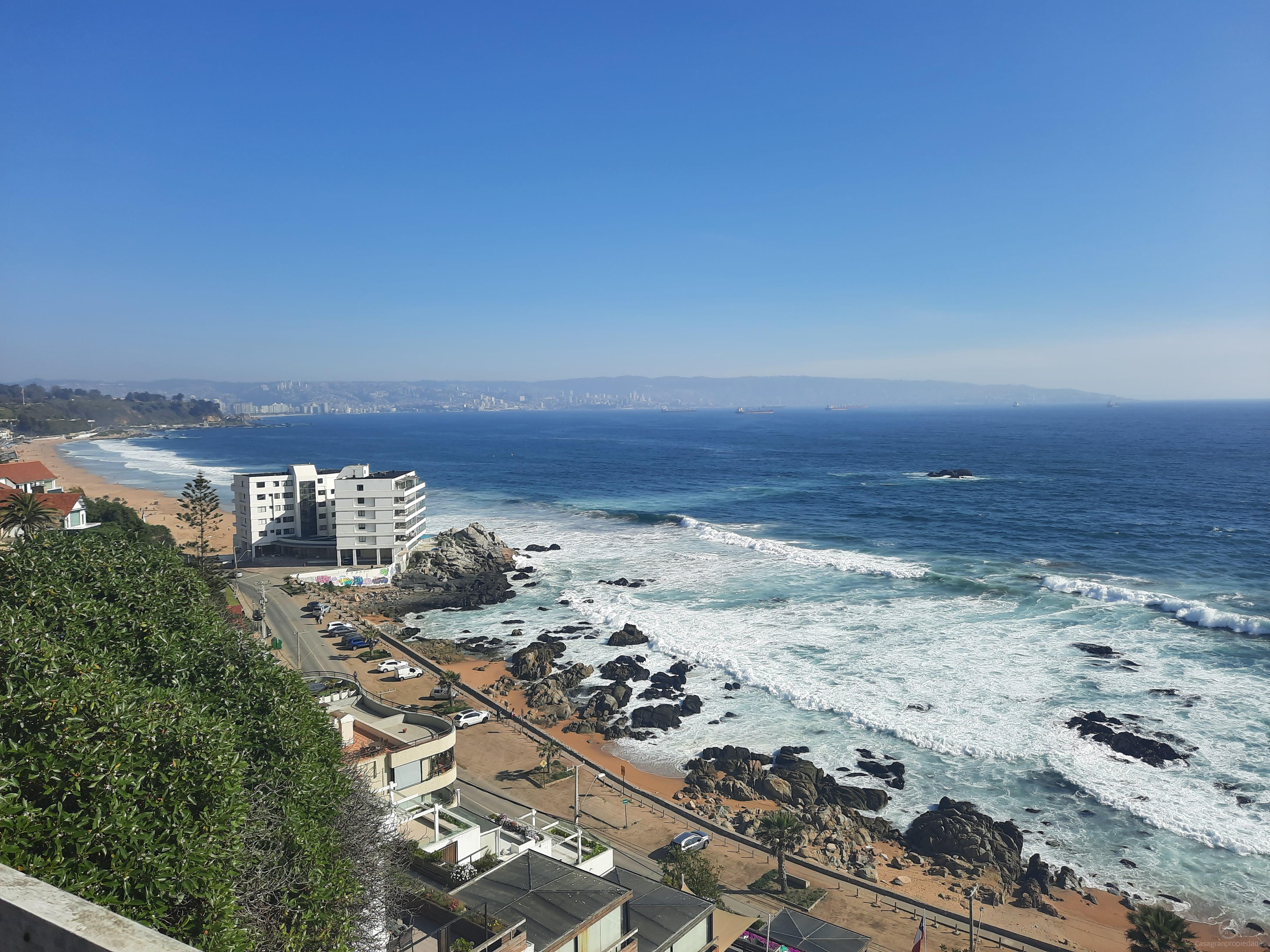 Gran vista panorámica en Reñaca